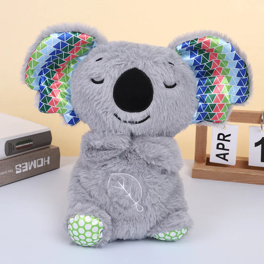 Baby Plush Breathing Bear – Soothing Sleep Toy with Music and Light