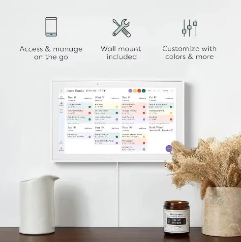 Skylight Smart 15-Inch Digital Family Calendar & Chore Chart
