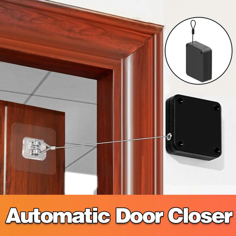 Automatic Sensor Door Closer Punch-Free Adjustable Surface Door